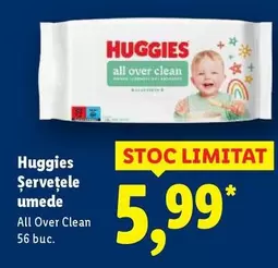 Huggies - Șervețele umede
