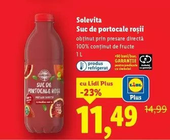 Suc de portocale roşii