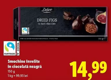 Smochine învelite în ciocolată neagră