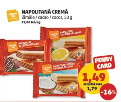 NAPOLITANĂ CREMĂ