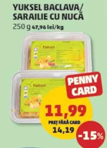 BACLAVA/ SARAILIE CU NUCA