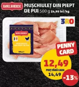 MUSCHIULET DIN PIEPT DE PUI