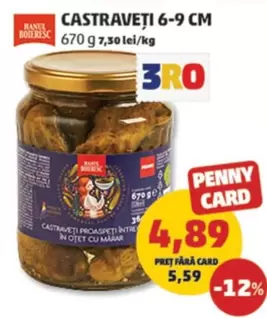 CASTRAVEȚI 6-9 CM