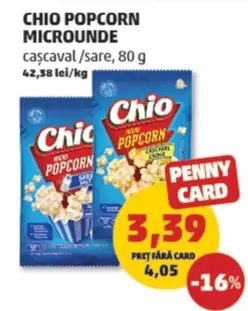 Chio - POPCORN MICROUNDE