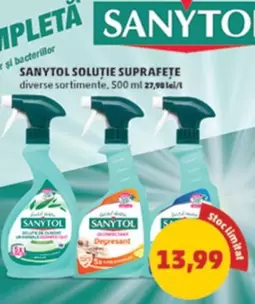 Sanyto - SOLUŢIE SUPRAFEŢE