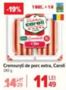 Cremvursti de porc extra