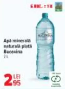 Apă minerală naturală plată