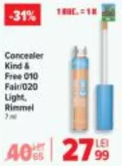 Concealer Kind & Free 010 Fair/020 Light