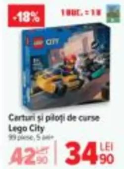 Lego - Certuri și piloți de curse