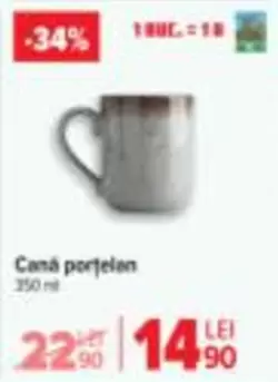 Cană porțelan
