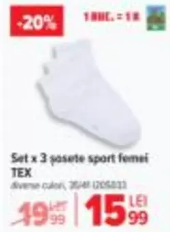 Set x 3 şasete sport femei