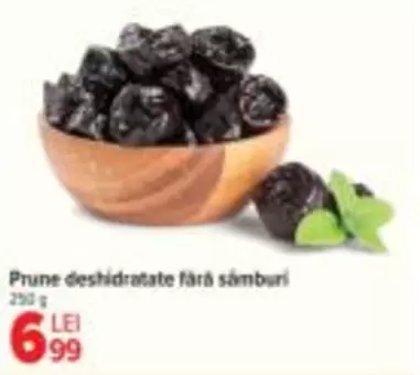 Prune deshidratate fără sâmburi