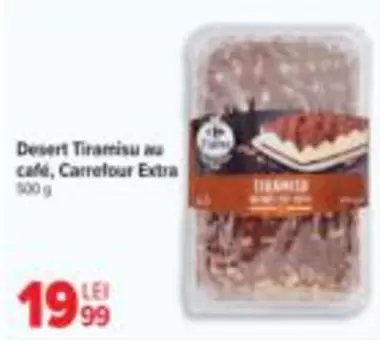 Desert Tiramisu au café, Carrefour Extra