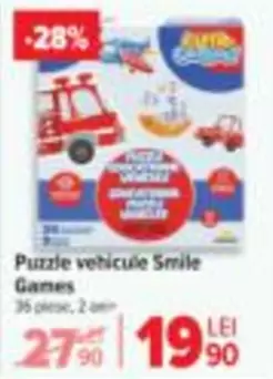 Puzzle vehicule Smile Games
