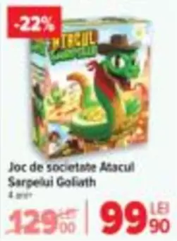 Joc de societate Atacul Sarpelui Goliath