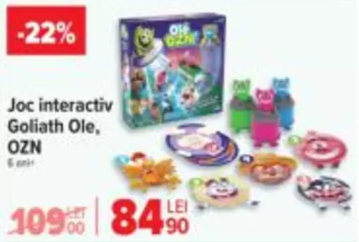 Joc interactiv Goliath Ole, OZN