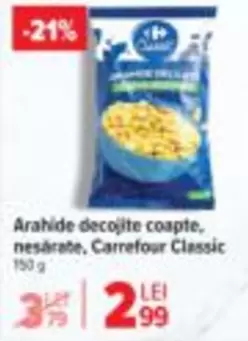 Arahide decojite coapte, nesärate