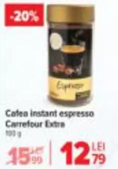 Cafea instant espresso