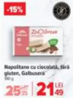 Napolitane cu ciocolată, fără gluten