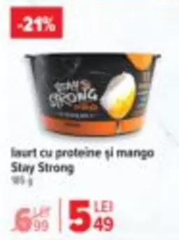 Iaurt cu proteine și mango
