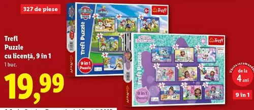 Puzzle cu licență, 9 in 1