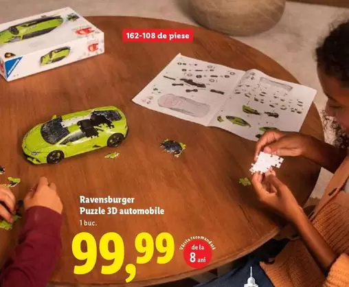 Puzzle 3D automobile