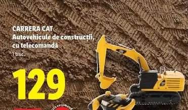 Autovehicule de construcții, cu telecomandă