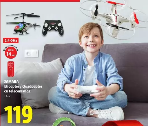 Elicopter / Quadcopter cu telecomandă