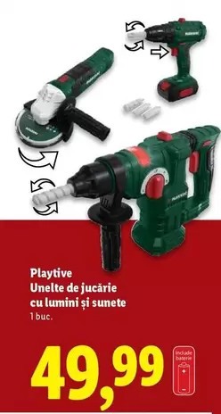 Unelte de jucărie cu lumini și sunete