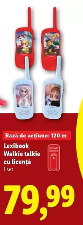 Walkie talkie cu licență