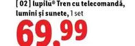 Tren cu telecomandă, lumini și sunete, 1 set