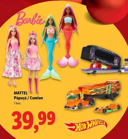 Barbie - Păpușă / Camion