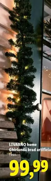 Ghirlandă brad artificială