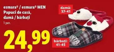 Papuci de casă, damă / bărbați