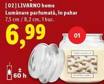 LIVARNO home Lumânare parumată, în pahar