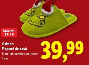 Grinch Papuci de casă