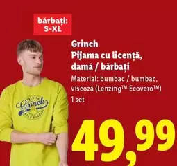 Grinch Pijama cu licenţă, damă / bărbați
