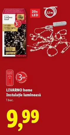 Instalație luminoasă