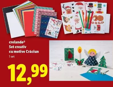 Set creativ cu motive Crăciun