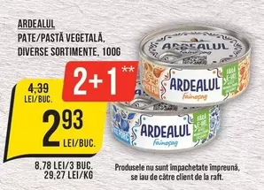 PATE/PASTĂ VEGETALĂ