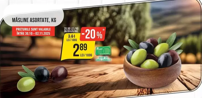 MĂSLINE ASORTATE, KG