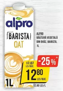 Alpro - BĂUTURĂ VEGETALĂ DIN OVÁZ, BARISTA