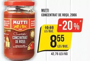 Mutti - CONCENTRAT DE ROŞII