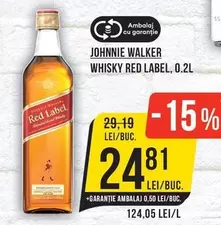 WHISKY RED LABEL