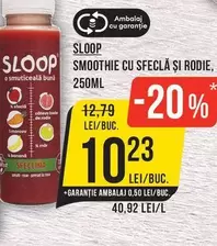 SMOOTHIE CU SFECLĂ ȘI RODIE