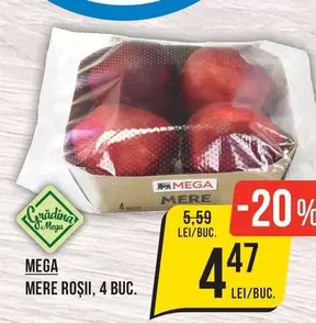 MERE ROŞII, 4 BUC.