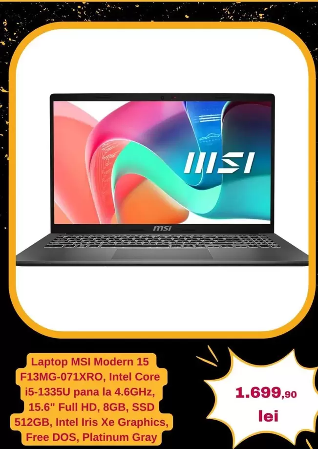 Intel - Modern 15 F13MG-071XRO