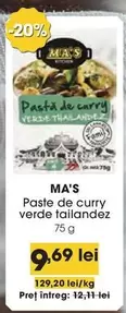Paste de curry verde tailandez