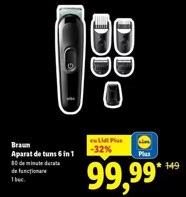 Bbo - Aparat de tuns 6 in 1