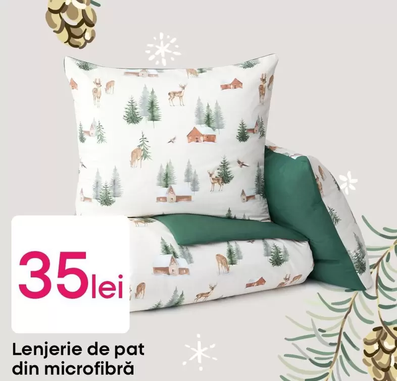 Lenjerie de pat din microfibră